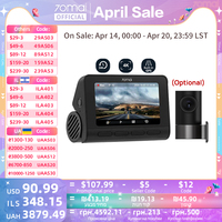 70mai 4K Dash Cam A800S Built-in GPS ADAS 140°FOV 70mai Camera Car DVR 24H Parking Monitor Front Cam Only, Support Rear Cam