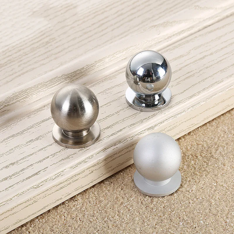 Современная круглая ручка для выдвижного ящика VARMSTUGA из алюминиевого сплава с одним отверстием, ручка для шкафа, простая ручка