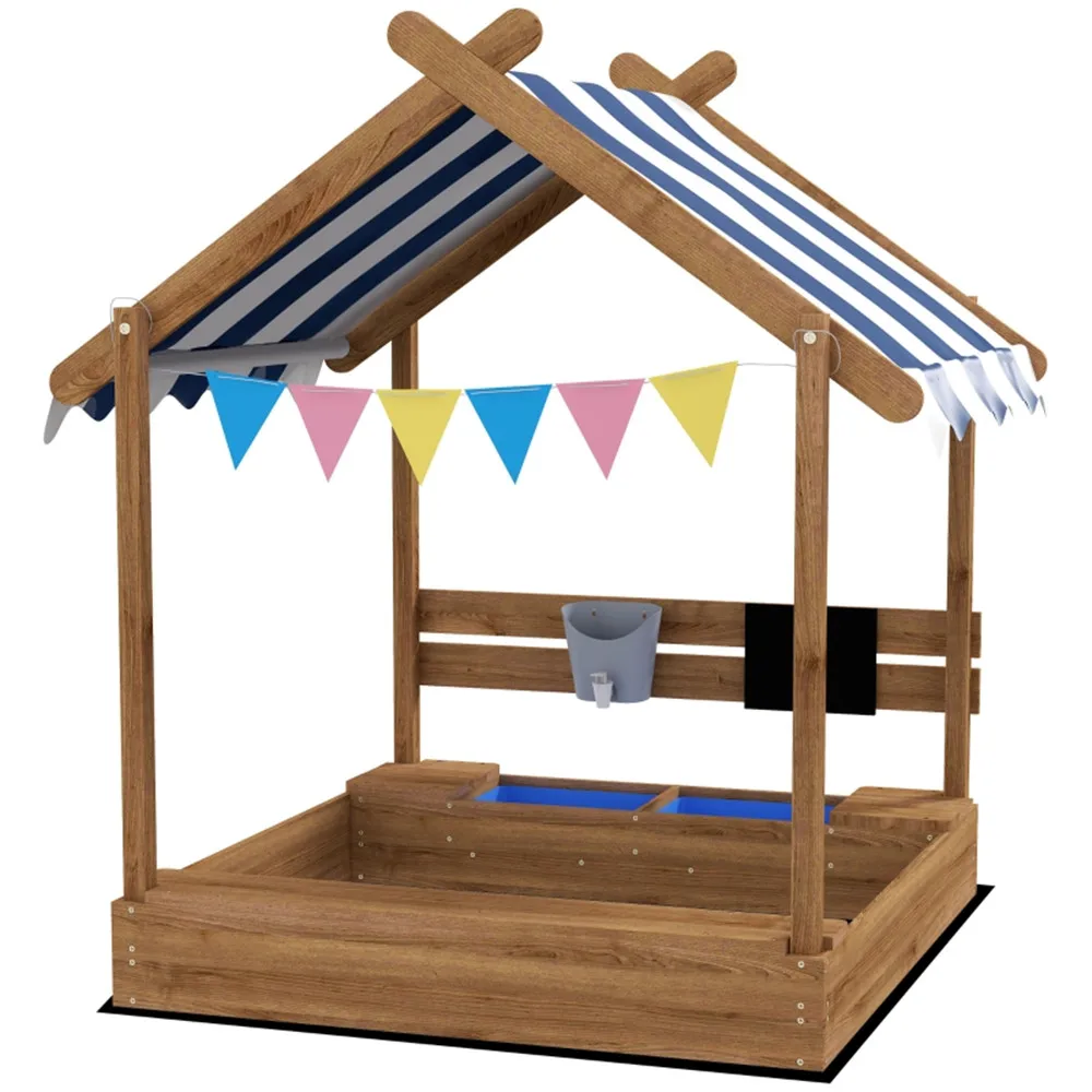 Sandbox in legno, per bambini dai 3 ai 7 anni (spedizione Amazon) (prodito da WalMart)