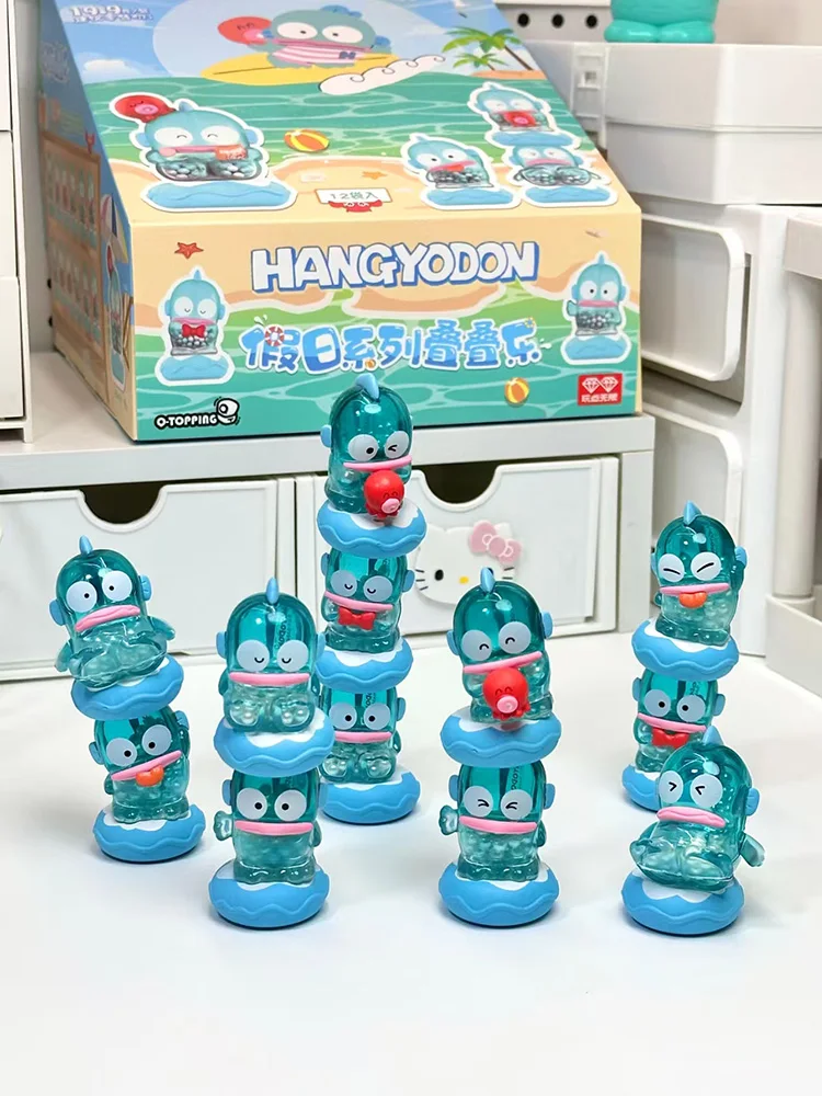 

Праздничный Гамлет, официальная штабелируемая слепая коробка, мини-фигурки, милая рыбка, декор автомобиля, настольный дисплей, креативные подарки для любителей аниме