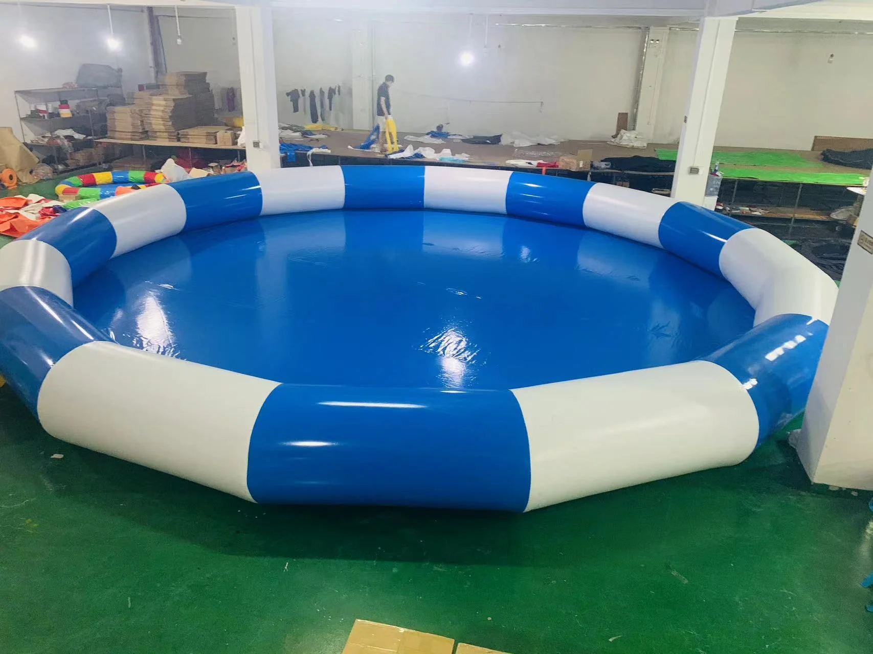 Portable PVC 4m 5m 6m Round Large Kids Inflatable Swimming Pool For Water Park Zorb ball /Water Walking Ball/ Kids Paddle Boat