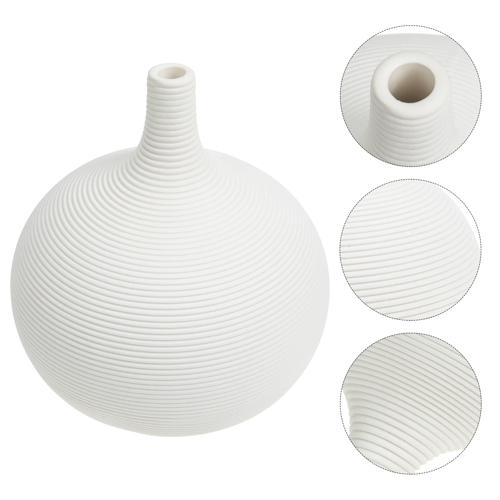 

Retro Ceramic Vase Dried Flower Storage Artist Craftsmanship Chic Desktop Home Decor Ornament Ceramic Vase Dried Flower Holder