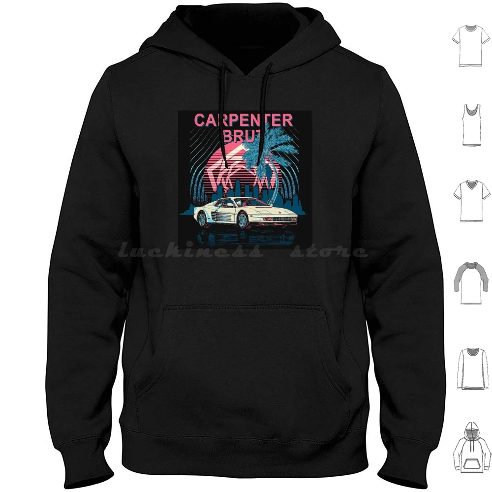 Copy Of Carpenter Brut Art-Logo Hoodies Long Sleeve Carpenter Brut Carpenter Brut Band Carpenter Brut Maskes Carpenter