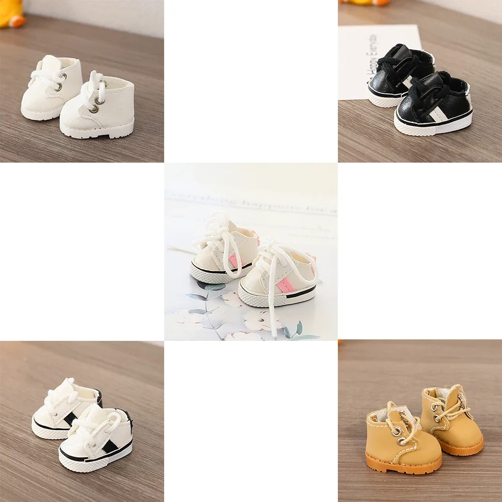 

【Labubu Shoes】Labubu Mini Leather Boots for 15/17cm Dolls - Multi Fashion Color Diy Shoes Sitting Party wearing Accessories