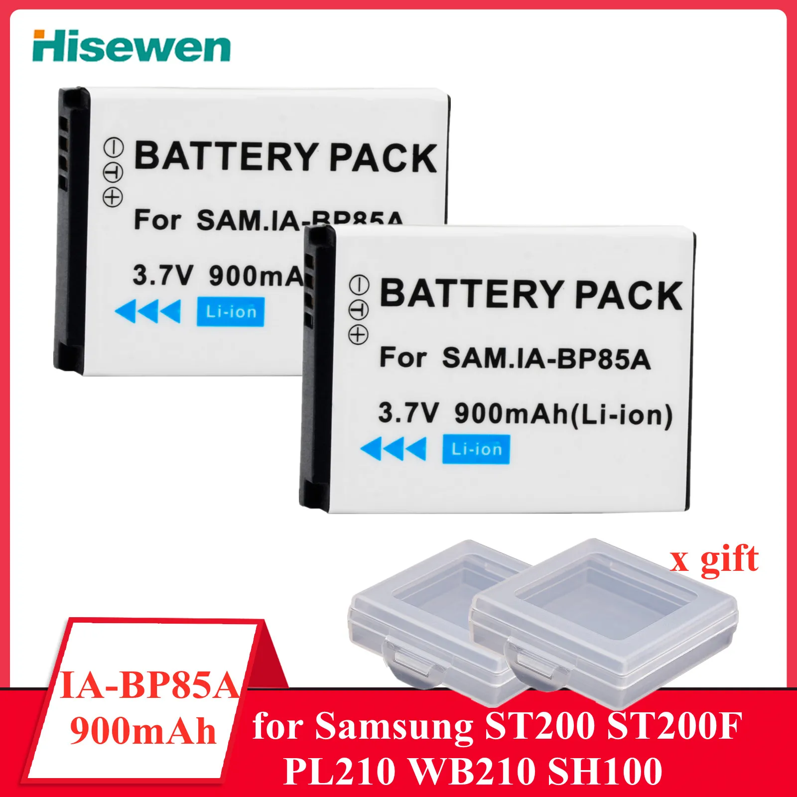 IA-BP85A IA BP85A BP-85A BP 85A Li-ion Camera Battery for Samsung ST200 ST200F PL210 WB210 SH100 Camera Battery