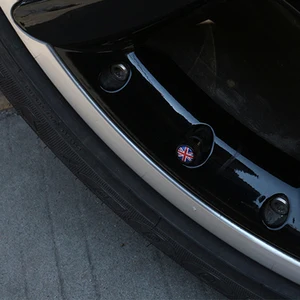 4 PCs Universal Union Jack Car Tire Rod Rod Deckel Air Ventil Fall Cooper JCW Countryman Clubman Accessoires 8 Hauptverkaufszentrum -Felgen Mini - №5