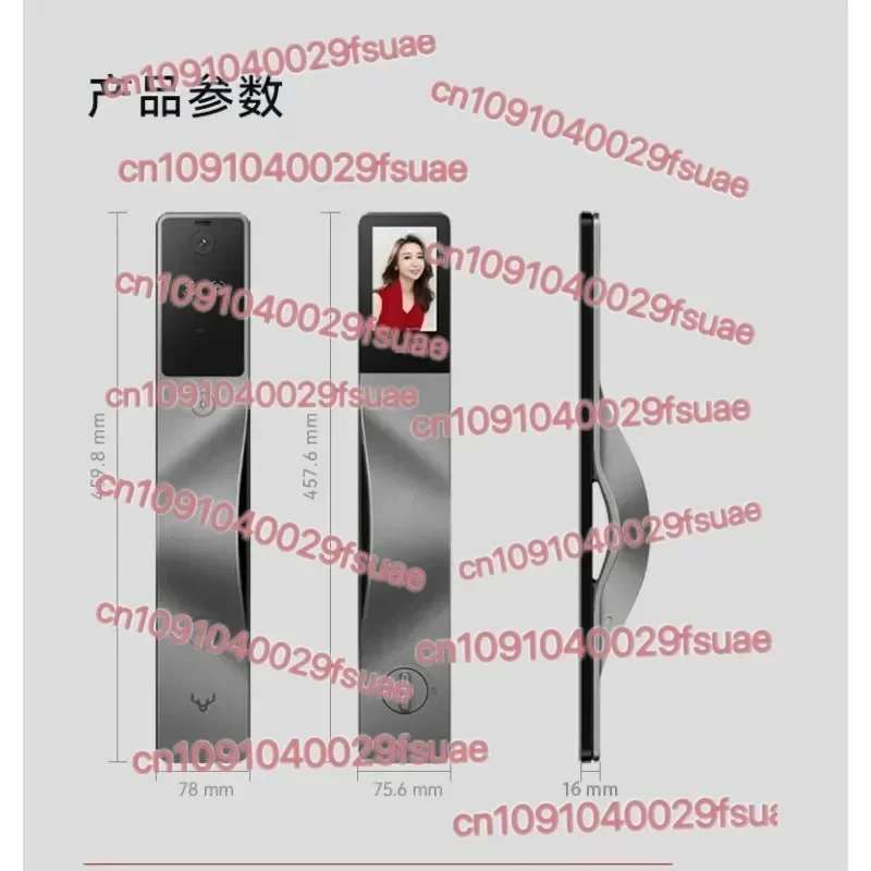 V5max Smart Lock Palm Vein Recognition Face Recognition Visual Intercom Nationwide Warranty Door Lock