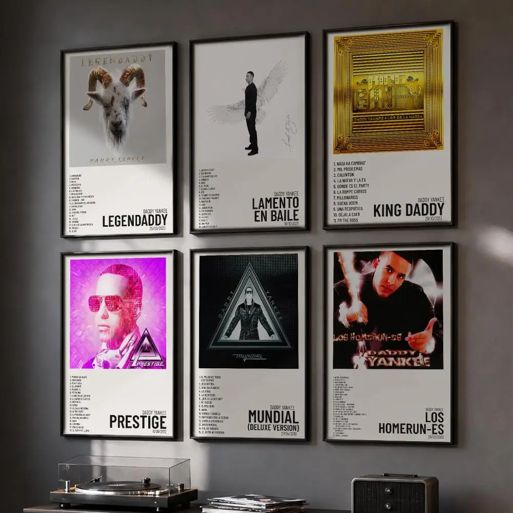 Pop Rapper D-Daddy Y-Yankee Poster HD Home Wall Stickers House Hallway Living Room Bedroom Bar Office Decor Art Prints