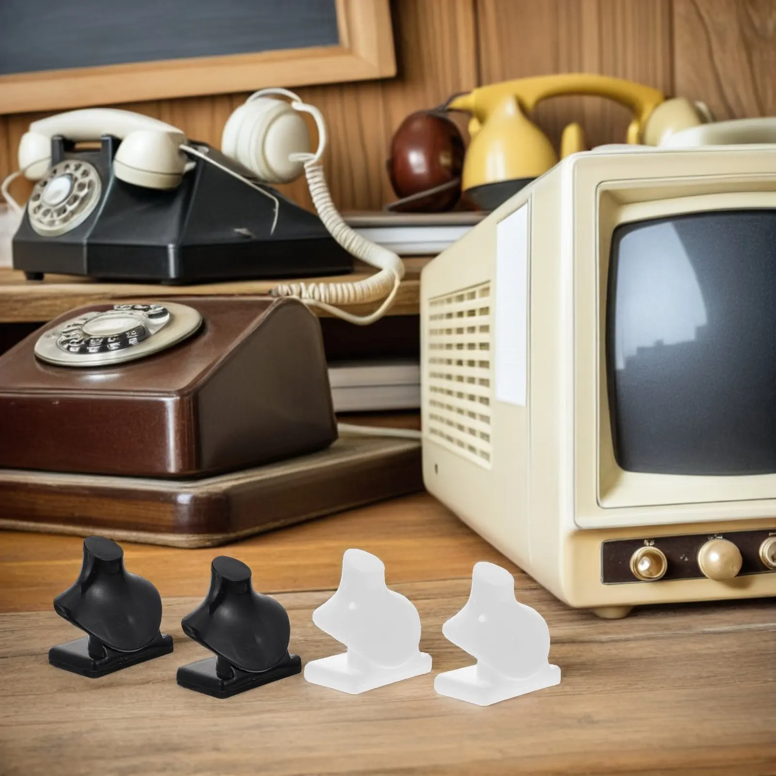 

40Pcs Miniature Dollhouse Jewelry Stand Compact Necklace Bracelet Ring Holder for Kids Pretend Play Tabletop Display Decorative