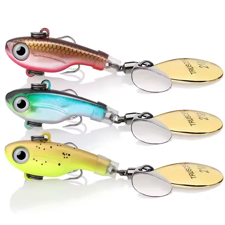 

Fishing Spoon Lures Spinner Spoon Blade Swimbait Sea Bass Fishing Lure