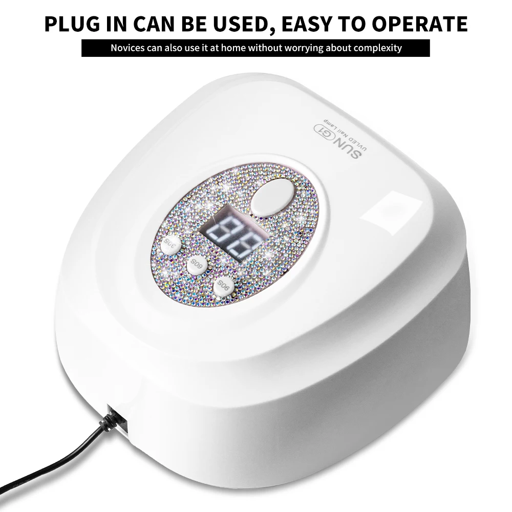 SUN G1-secador de uñas UV profesional, lámpara de 24 LED para uñas con Sensor automático, adecuado para secado de esmalte de uñas en Gel curativo, herramienta de salón de uñas