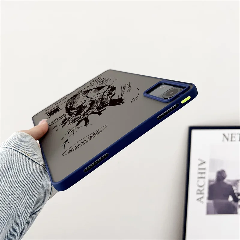 เคสแท็บเล็ตแบบแข็งรูปหัวใจสำหรับ Xiaomi Pad 6 Case Mi Pad 6 5 11 ''6S Pro 12.4'' redmi Pad SE 2023ฝาครอบป้องกันเต็มรูปแบบ