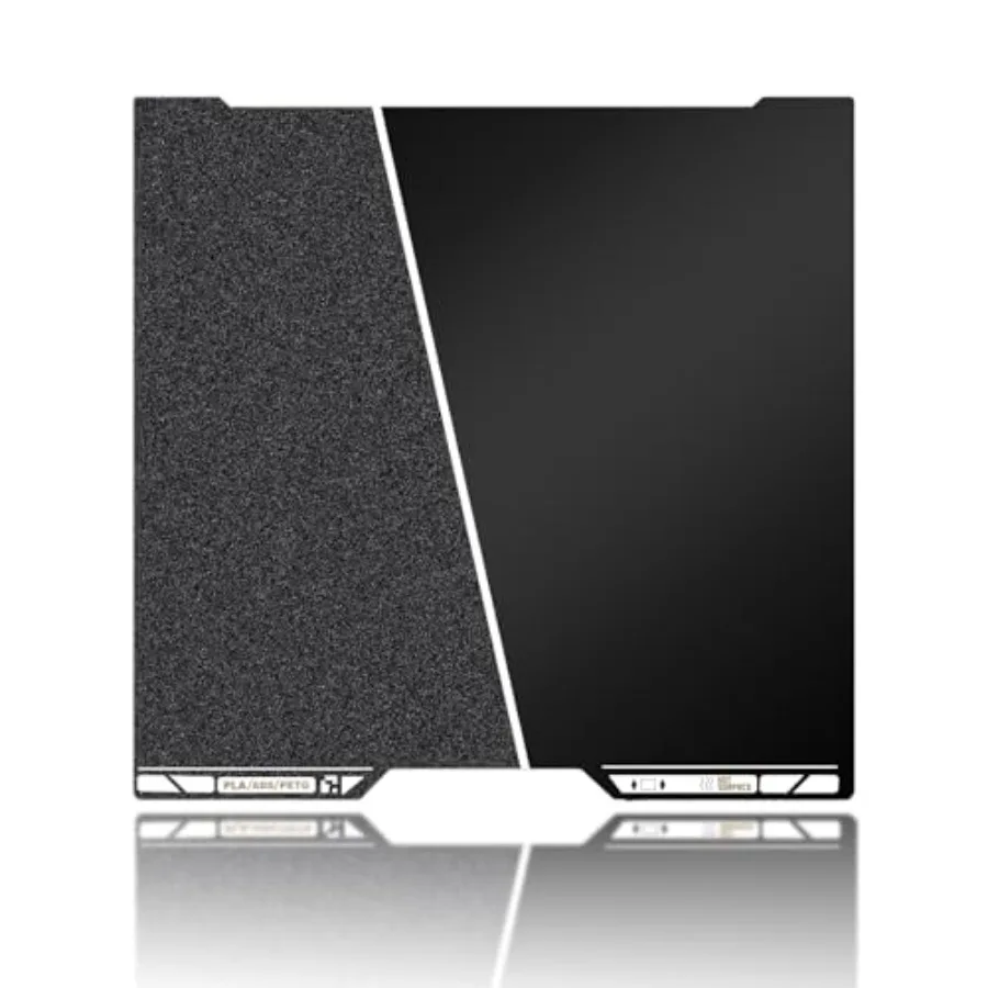 

Build Plate Double Sided Sheet Textured PEI + Smooth PEI Flexible Removable Spring Steel Heated Printing Bed Platform for Bambu