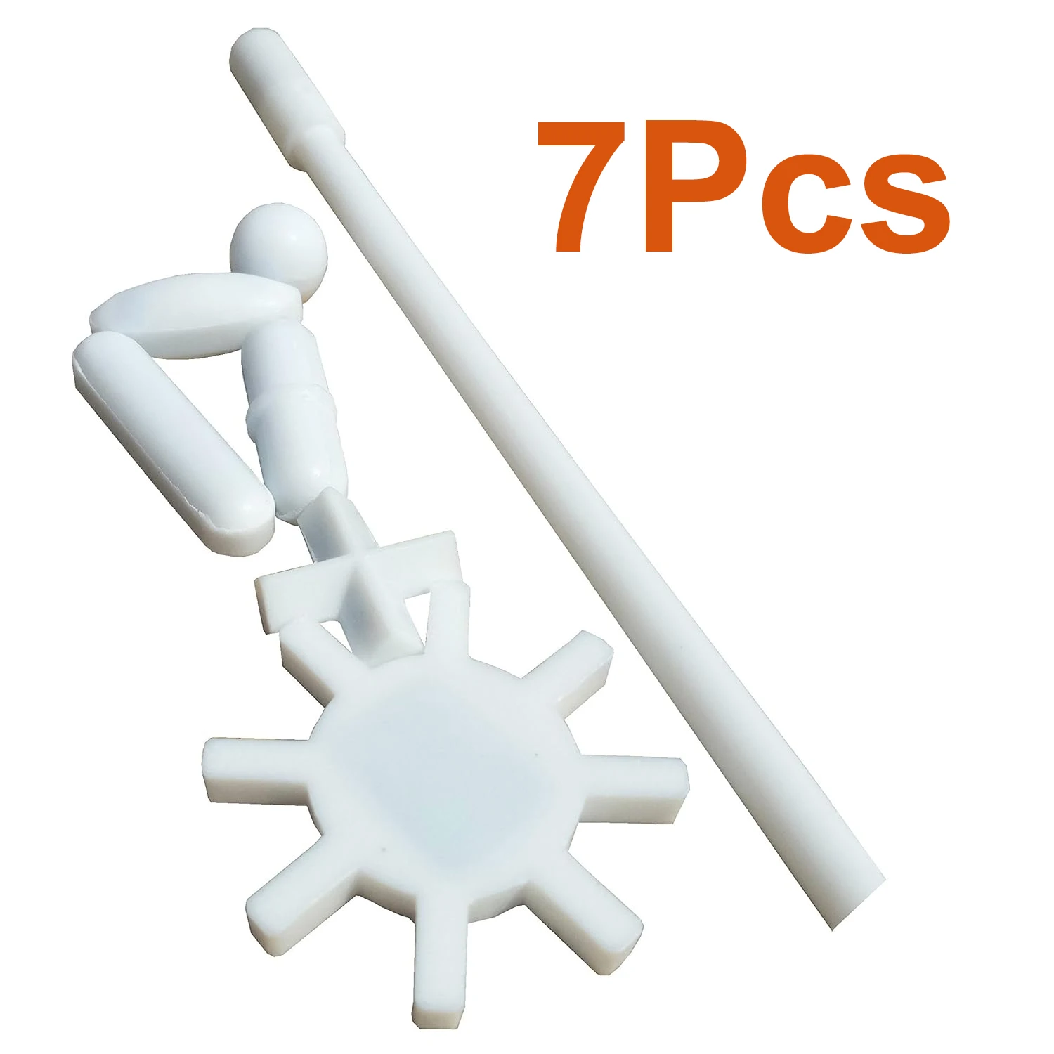 

Магнитная мешалка из ПТФЭ, стержень для смешивания: 6 форм + магнитный ретривер, всего 7 шт.