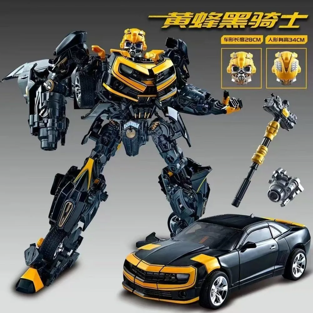 

Autobots Transformation Toy 28cm Alloy Warhammer Bumblebee Action Figure Model Boy's Birthday Gift