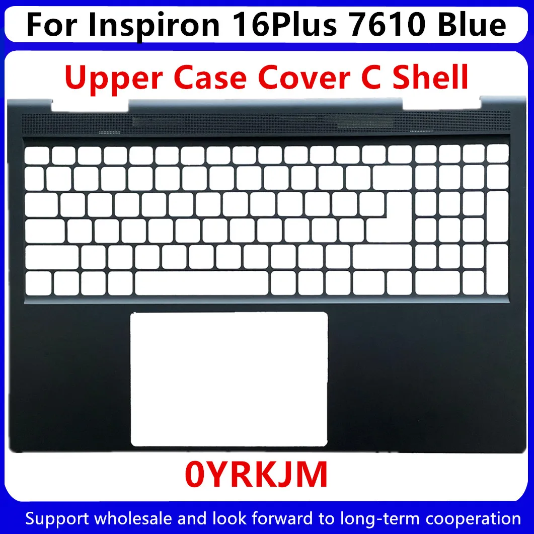 Cubierta trasera para Dell Inspiron 16Plus 7610 LCD, azul, 0HNYF4, HNYF4, funda superior, reposamanos, parte inferior, nuevo