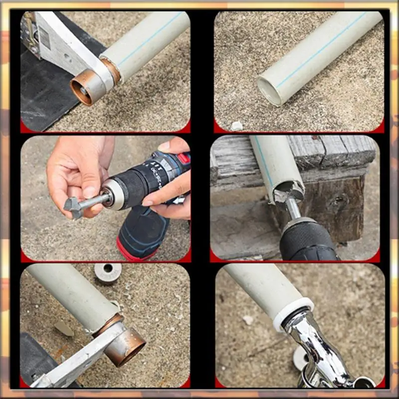 

AS59 Ppr Fittings Tools 26.5Mm Boring Drill Bit For PVC PPR Water Pipes Workshop Power Tools