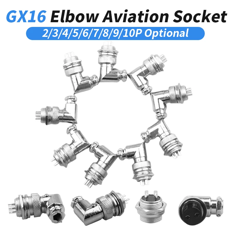 1Pc GX16 Aviation P…