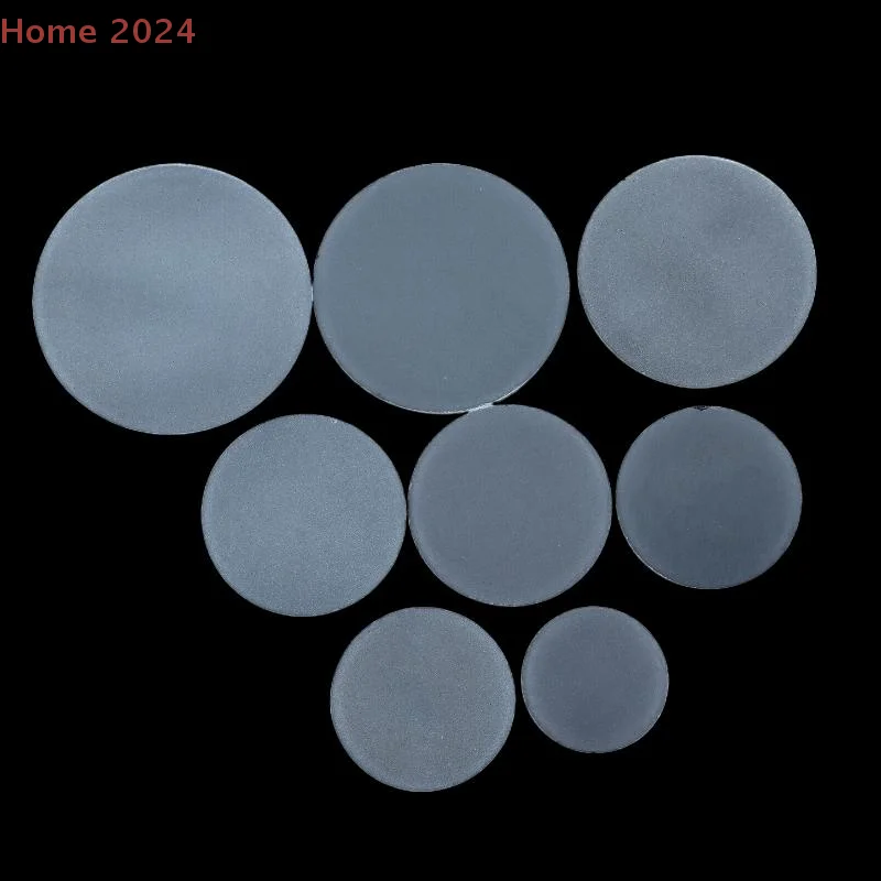 5PCS Matte Glass Round Flat Semitransparent Frosted Glass Lampshade For LED Lamp Down Light Flashlight