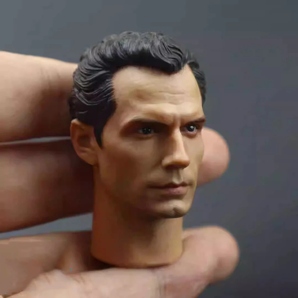 Hot Sales 1/6th Man Guy Hero Vivid Head Sculpture Carving PVC Material For 12" B001 BD001 Action Figure Collect DIY