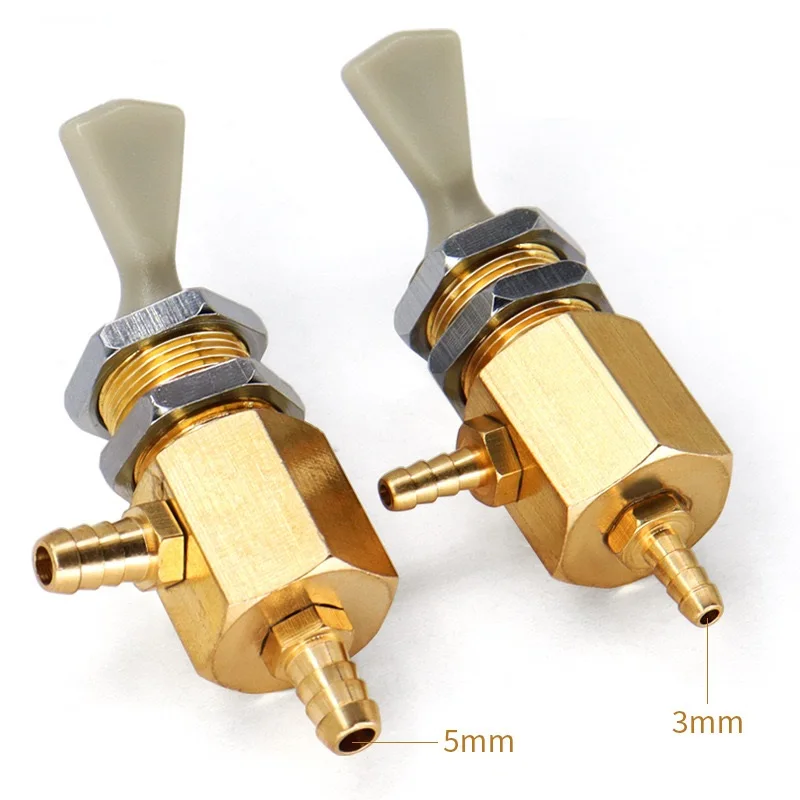 

5mm / 3mm Dental Water Bottle Pulldown Switch Valve Toggle On/Off Air Switch For Dental Chair Unit Spare Part