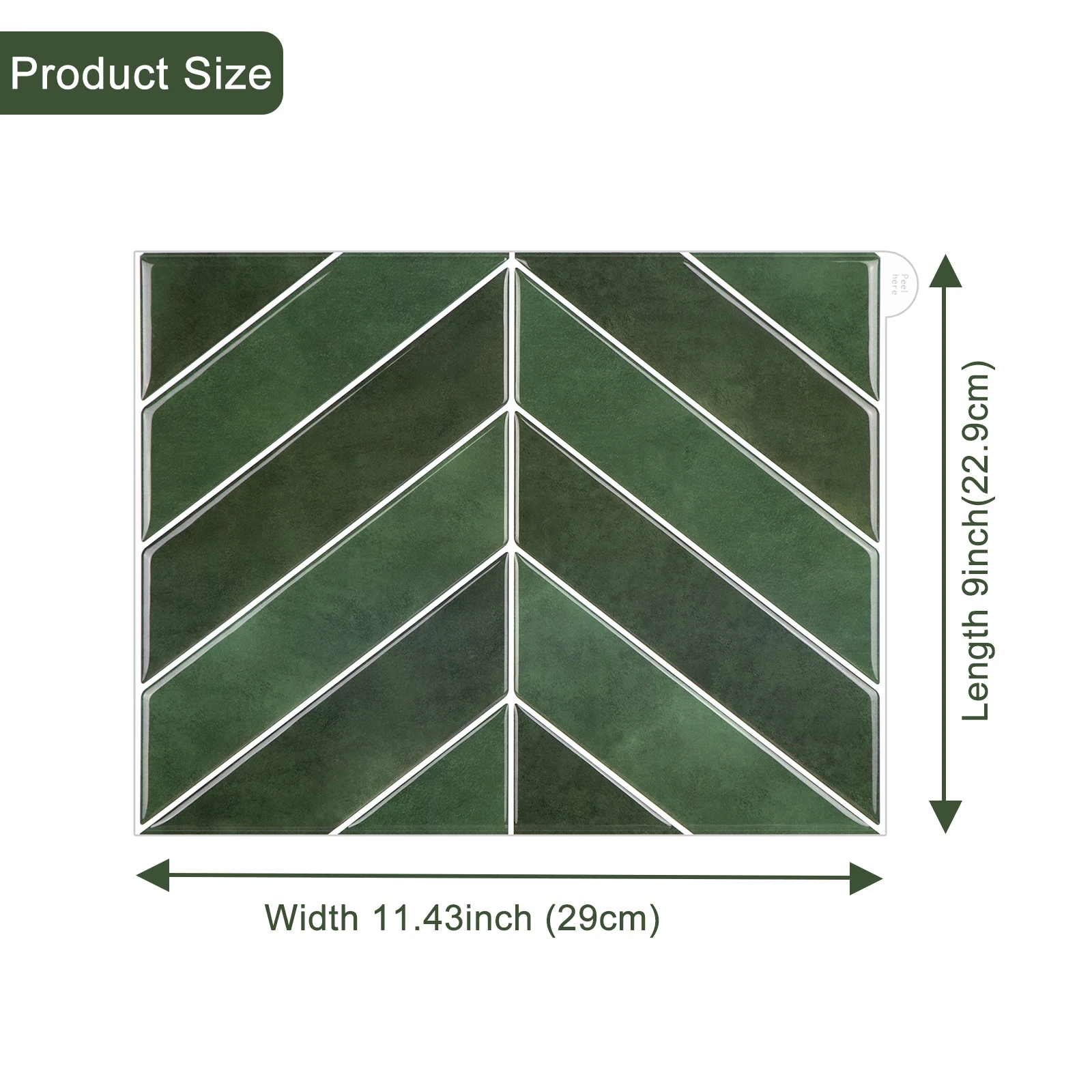 5/10 stuks 3D Peel & Stick keramische wandtegels waterdichte behang 3D wandpaneel stickers DIY voor keuken badkamer woonkamer campers