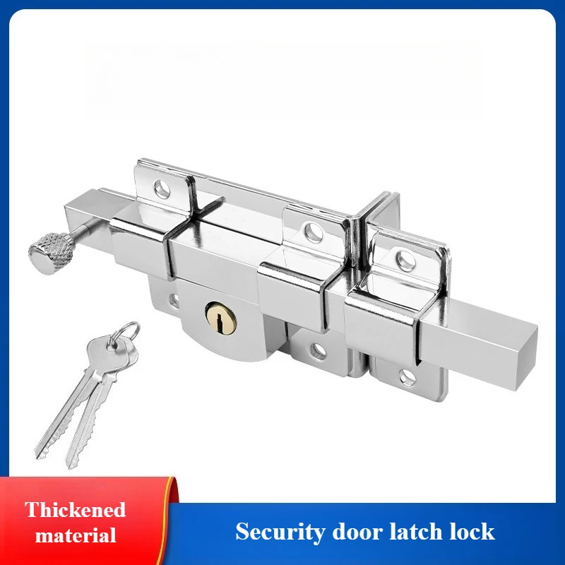 1Pcs Stainless Steel Sliding Barn Door Lock Hardware Gate Latches, Window Closet