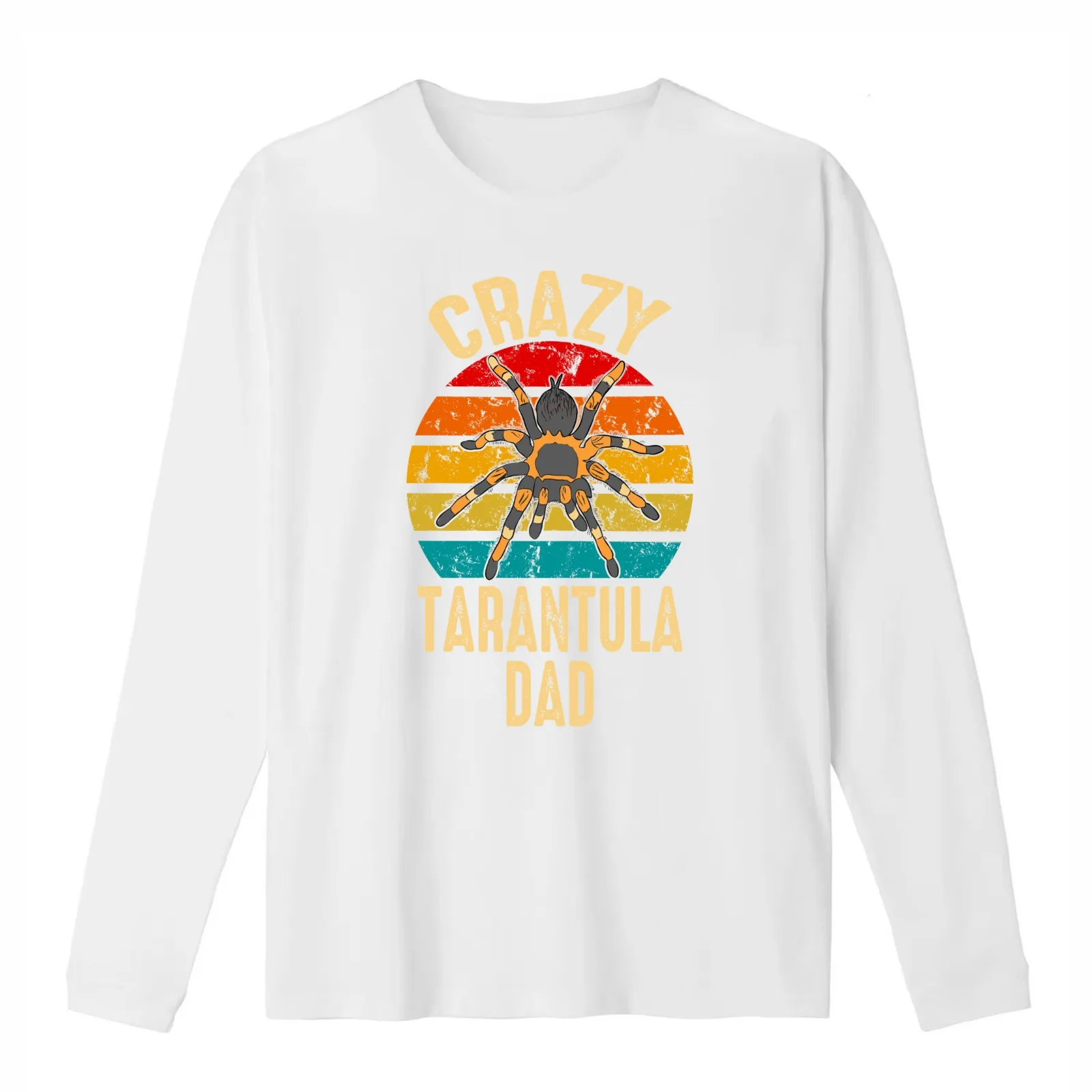 Crazy Tarantula Dad Pet Spider Arachnid T-Shirt Summer Casual Cotton Tee Oversized Streetwear Tops Vintage Graphic Print