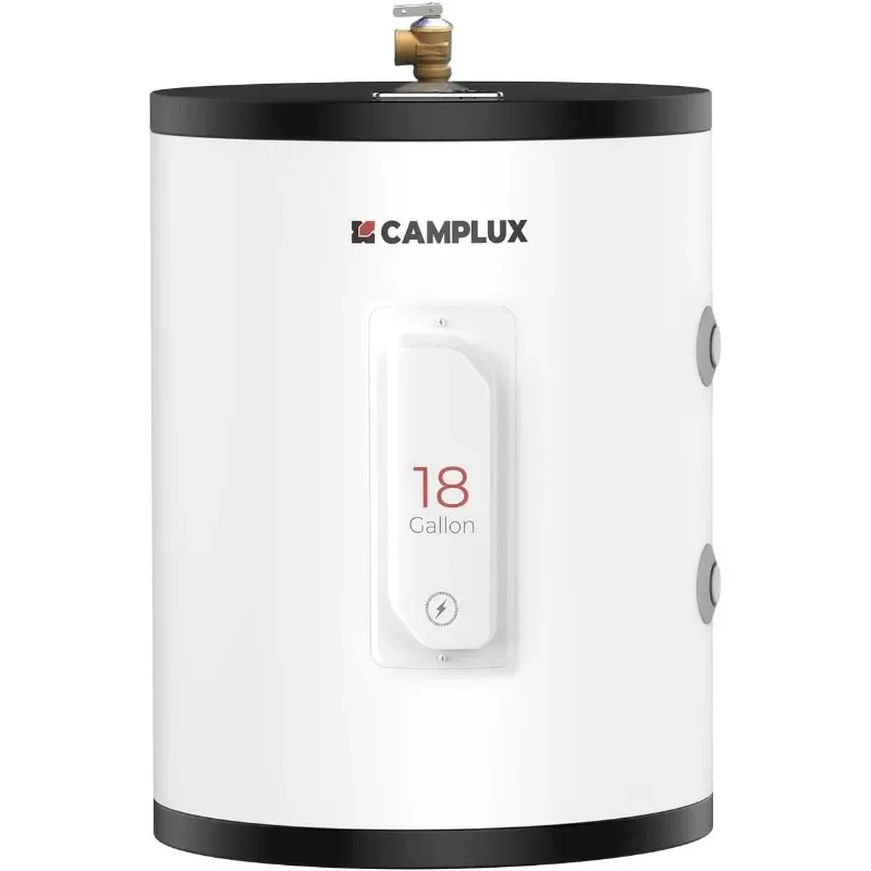 CAMPLUX Hot Water Heaters 18 Gallon, Electric Water Heater 120V 1500W, Come with Reliable T&P Relief Valve, Built-in Anode Rod