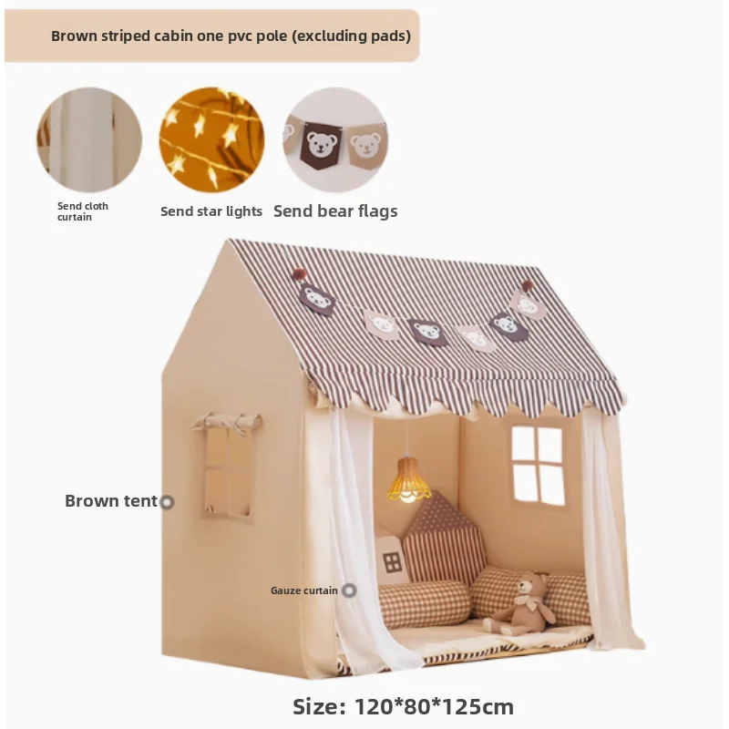 

Ins children tent indoor household girl princess castle small house boy baby sleeping playhouse