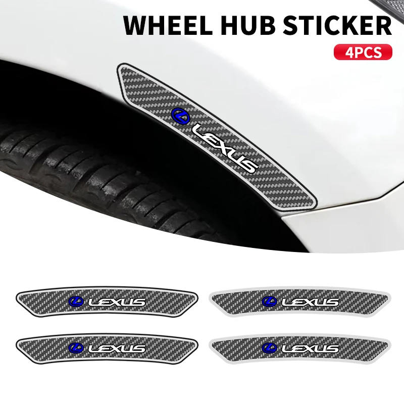 

Наклейки на автомобильные диски (4 шт./компл.) для Lexus F-SPORT ES RX NX LS UX LM LX GX LC RZ IS CT GS RC