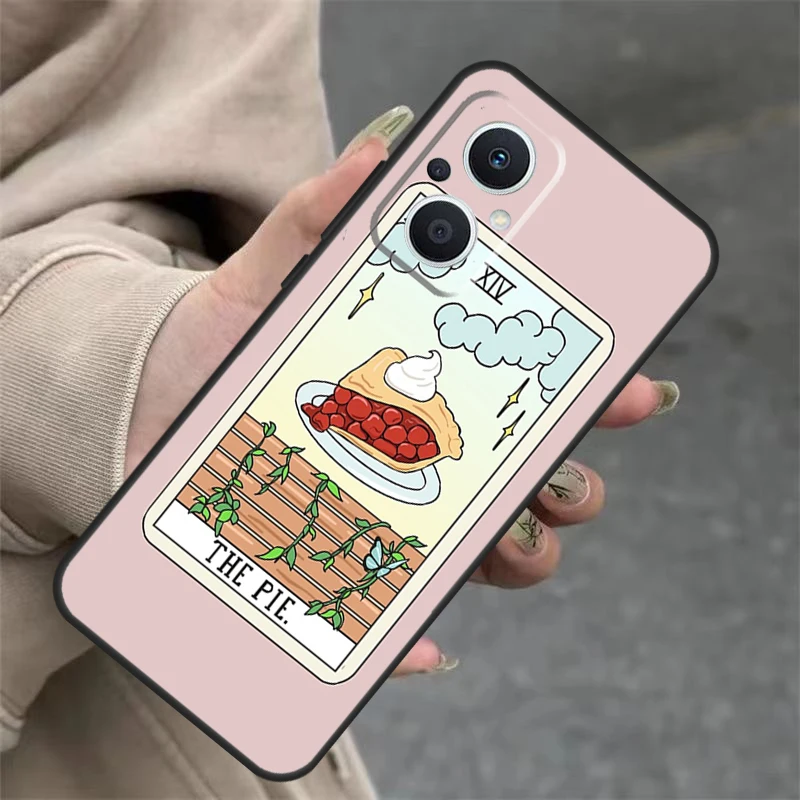 CAKE COFFEE The Boba Tarot Card Case For OPPO Reno 7 8 Lite 6 5 4 11F 10 Pro 8T 5Z 4Z OPPO Find X6 Pro X2 Neo X3 X5 Lite image 4