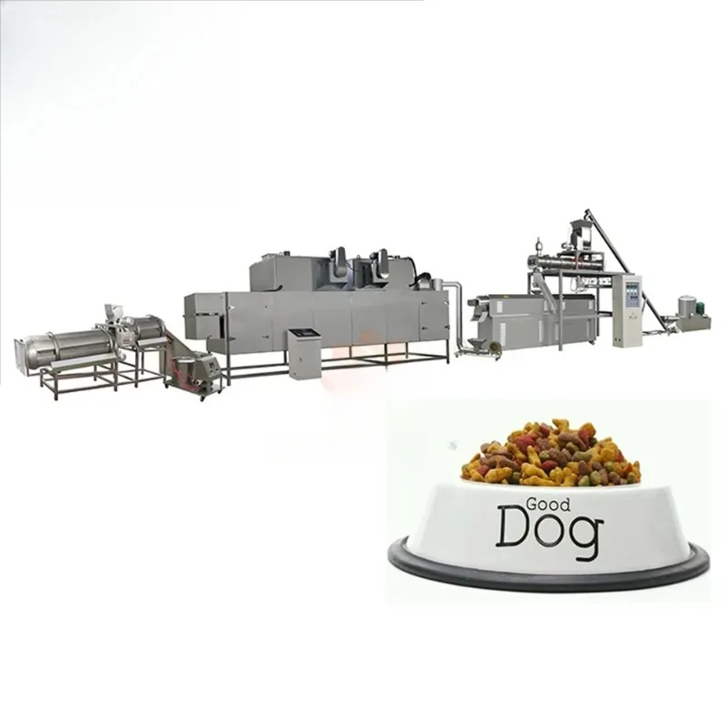 Factory Direct Custom Pet Food Making Machine Dog Food Production Line Full Automatic Feed Processing Equipment