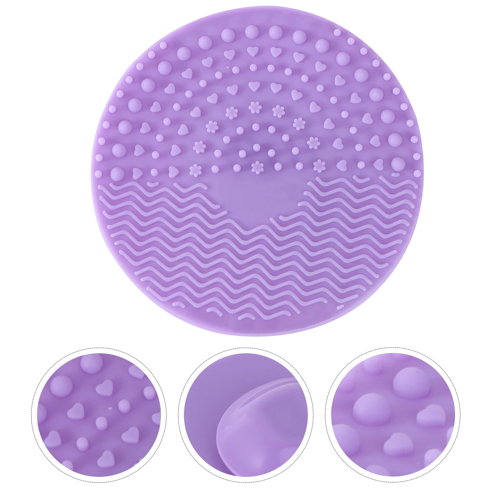 Scrub Pad Cleaning Makeup Brush Round Brushes Accessories Scrubber Cleaner The Face