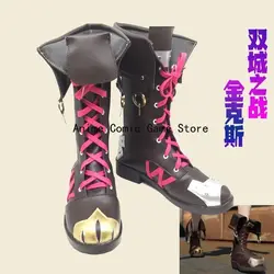 Jinx Arcane Cosplay Boots Game LOL Cosplay Shoes Loose Cannon Cosplay Boots Halloween Carnival Party for Women