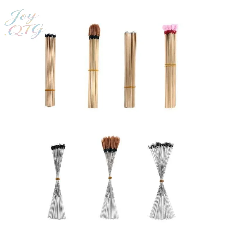 5Pcs Bamboo Ear Cleaning Tools Goose Hair Ear Wax Removal Kit Cleaner Non Slip Handle Ear Picker Cleaning Tools Travel Supply