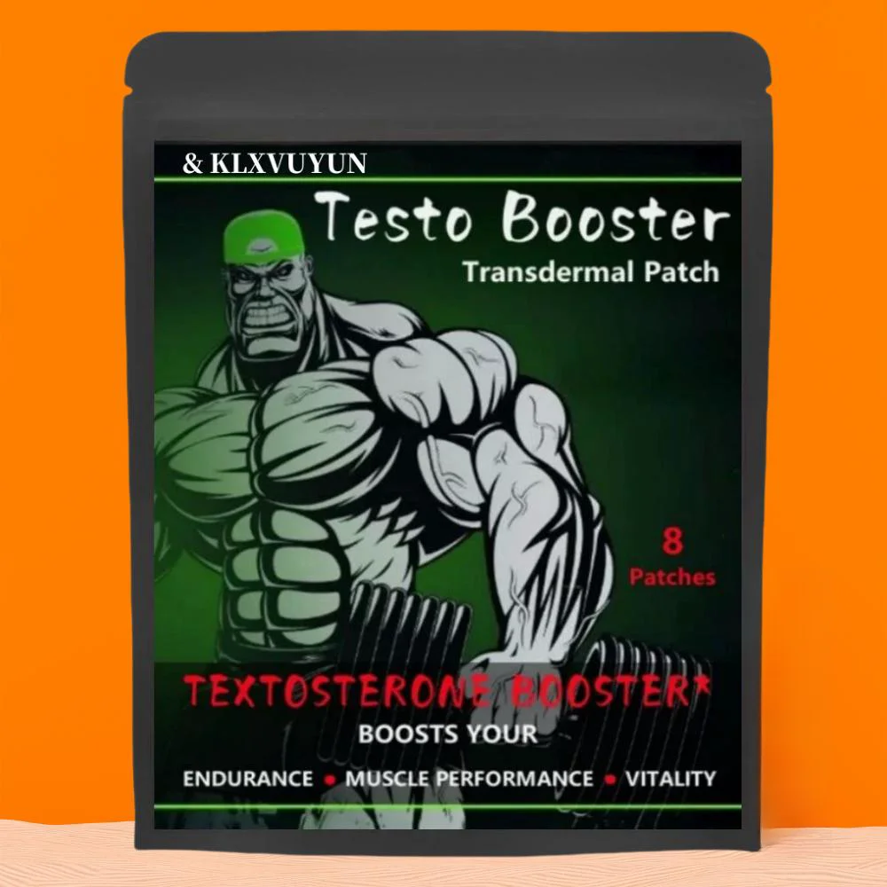 Testo Booster For Fast Muscle Building Extreme Testosterone Anabolic, Transdermal Patches. Patches Made In Usa