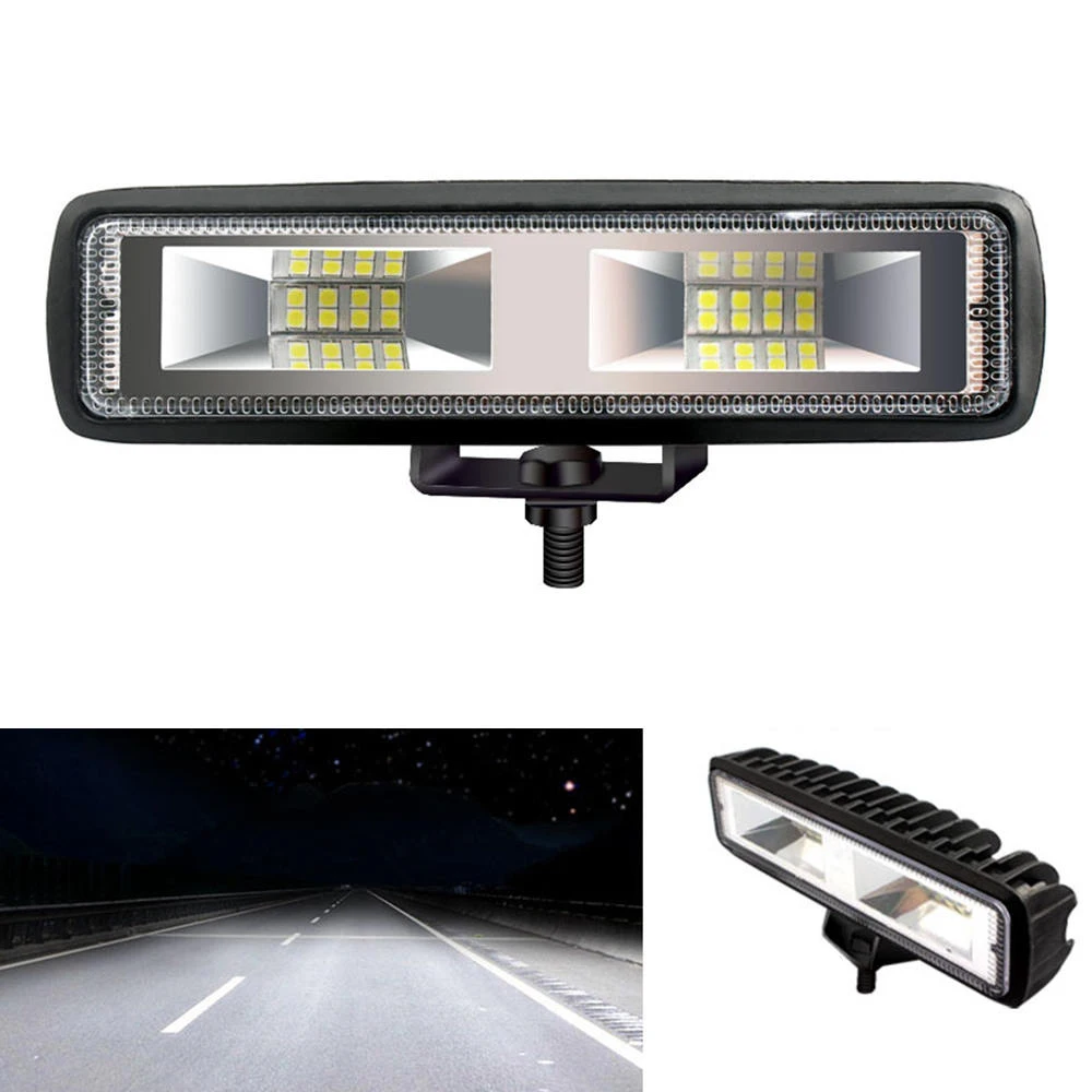 12-24V 48W LED Bar Light Bar SUV Work Light Bulb Spot Beam Bar LED Car Road Driving Lamp Set