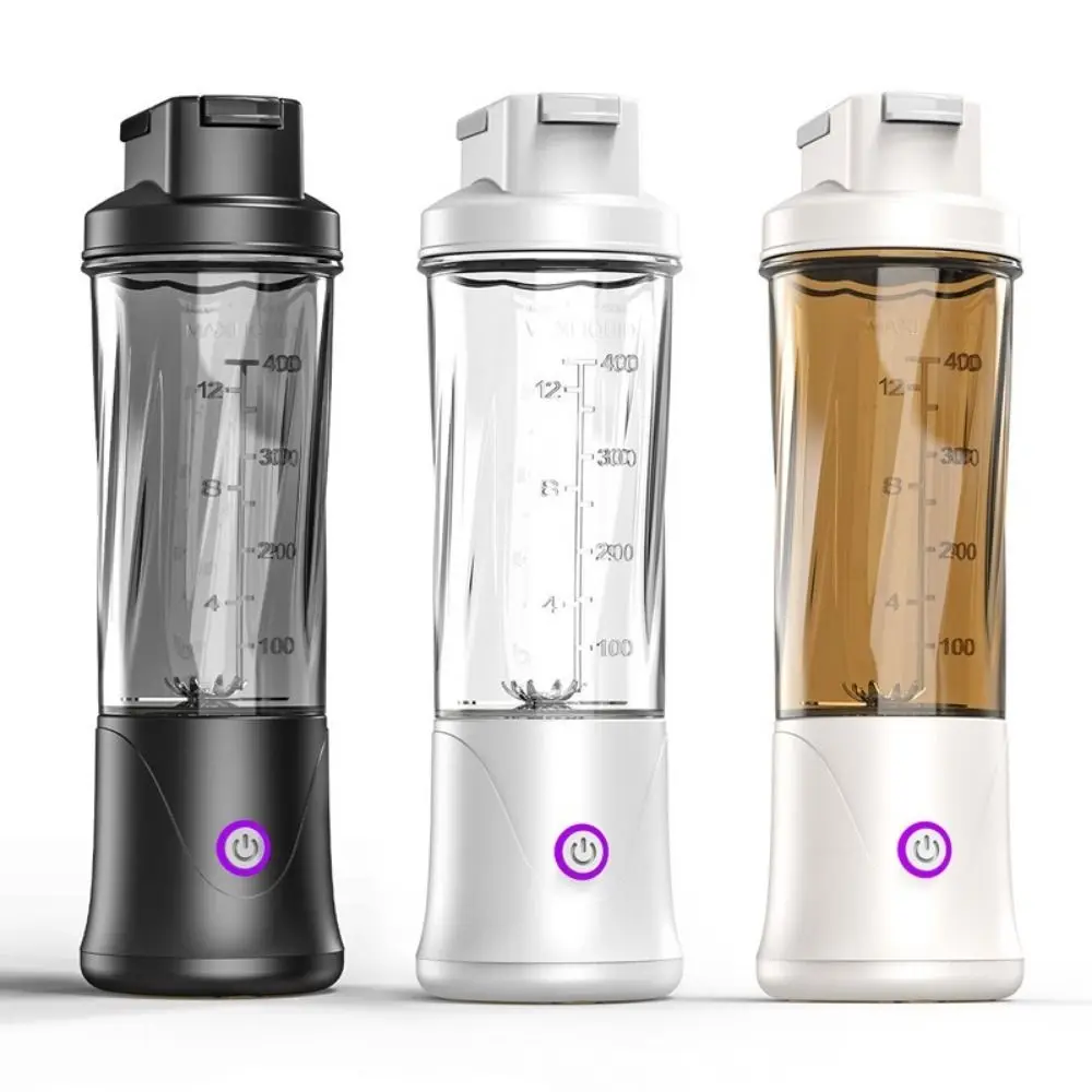 450ML Capacity Mini Blender Cup USB Charging Plastic Electric Fruit Juicer Cordless Small Auto Juicing Cup for Smoothies Juicing view 4