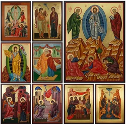 Transfiguration Orthodox Holy Family The Crucifixion of Christ Wall Pictures For Church Poster Wall Art Canvas Painting Unframed