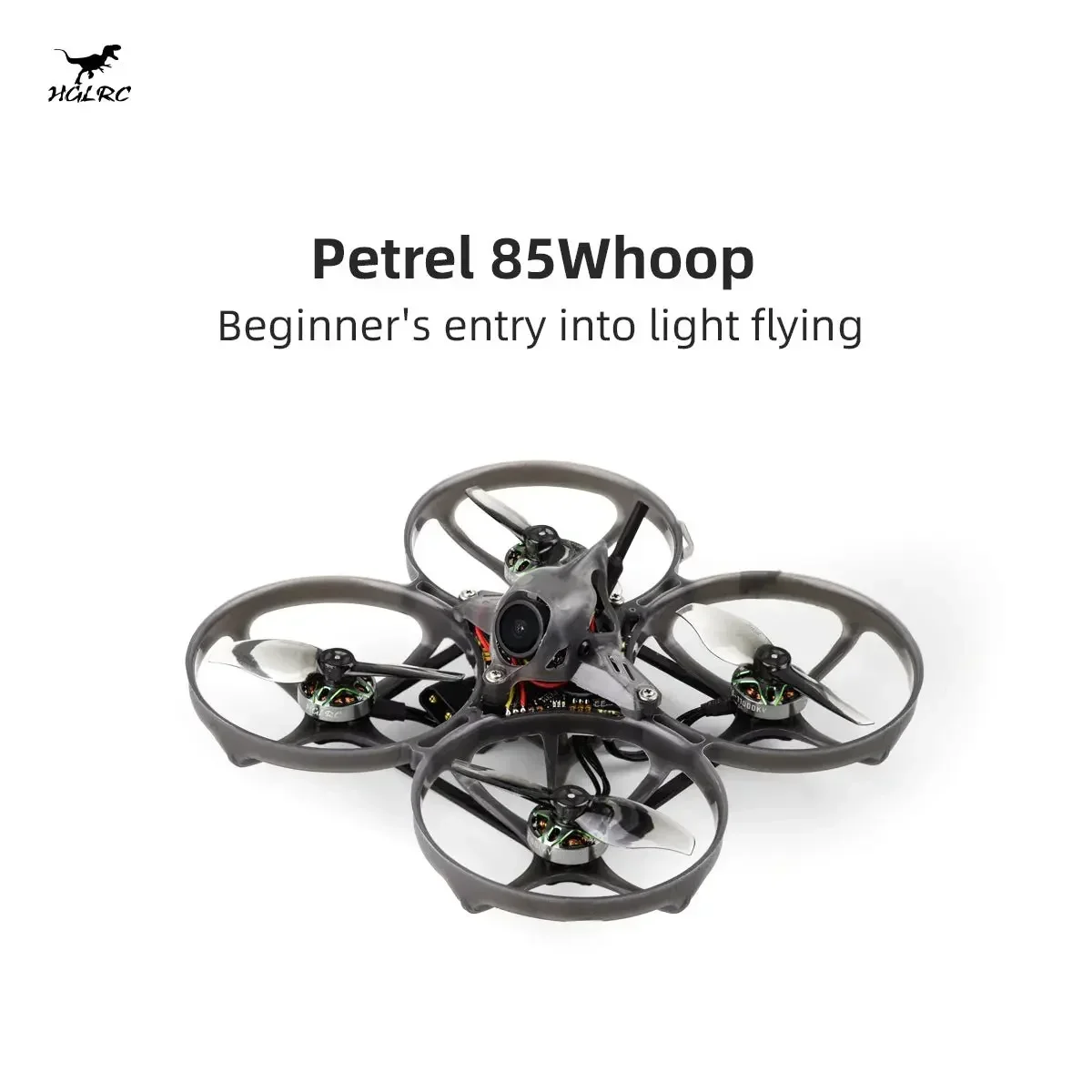 HGLRC Petrel 85Whoop Entry-level RTF Set 85mm Drone with C1 Remote Controller 5.8G FPV Goggles for FPV Pilot Beginner