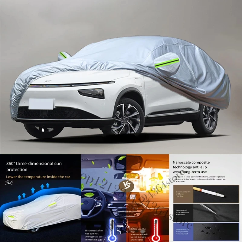 

For Xpeng-G3-210T-Auto Anti snow Anti dust Anti-uv Anti peeling paint And Anti Rainwater 210t car cover Car cover protection