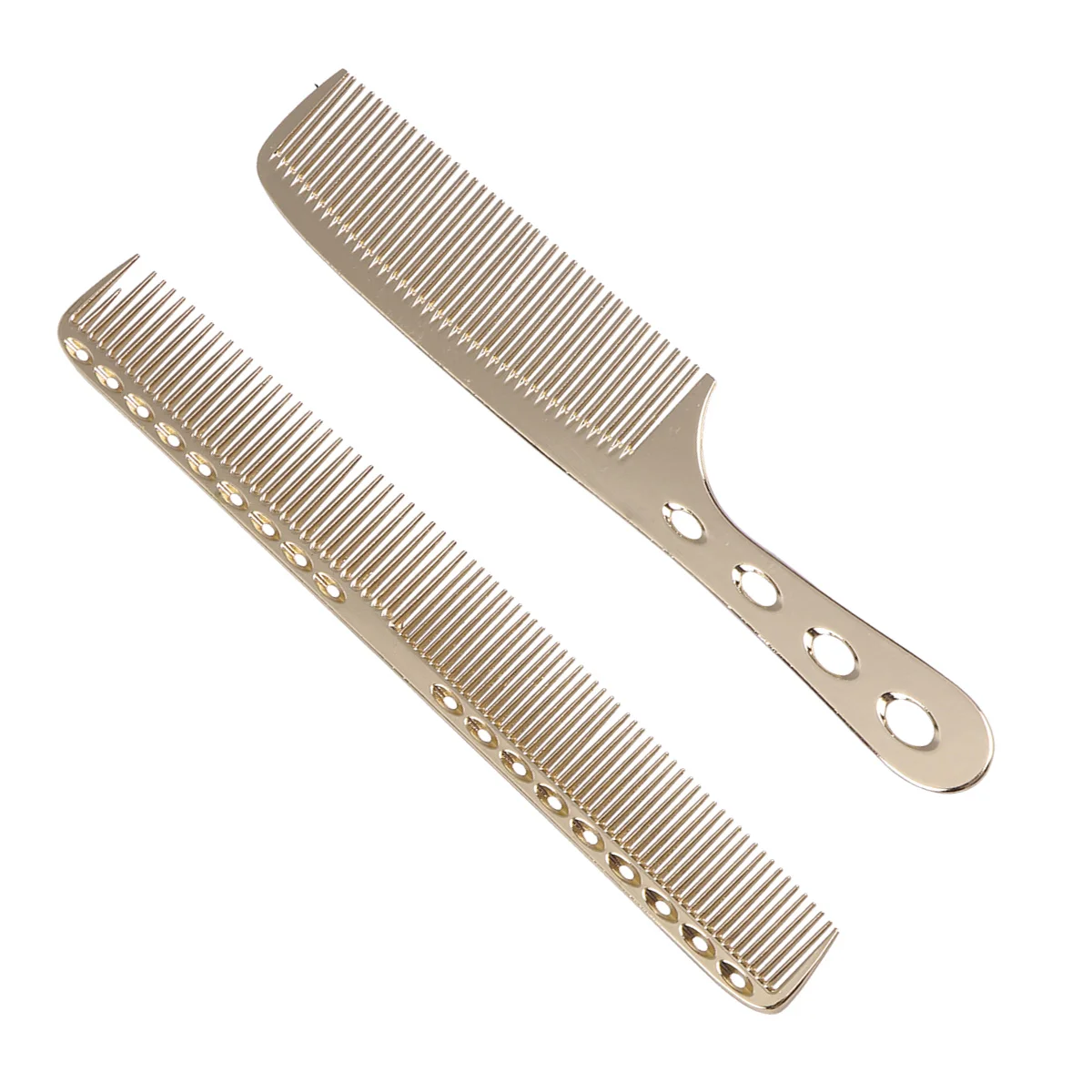 

2Pcs Stainless Steel Styling Comb Set Smooth Teeth Massage for Scalp Care Hairdressing Tool for Women Men