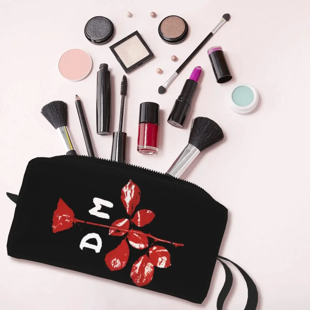 Electronic Rock Depeche Cool Mode Cosmetic Bag Women Cute Big Capacity Makeup Case Beauty Storage Toiletry Bags