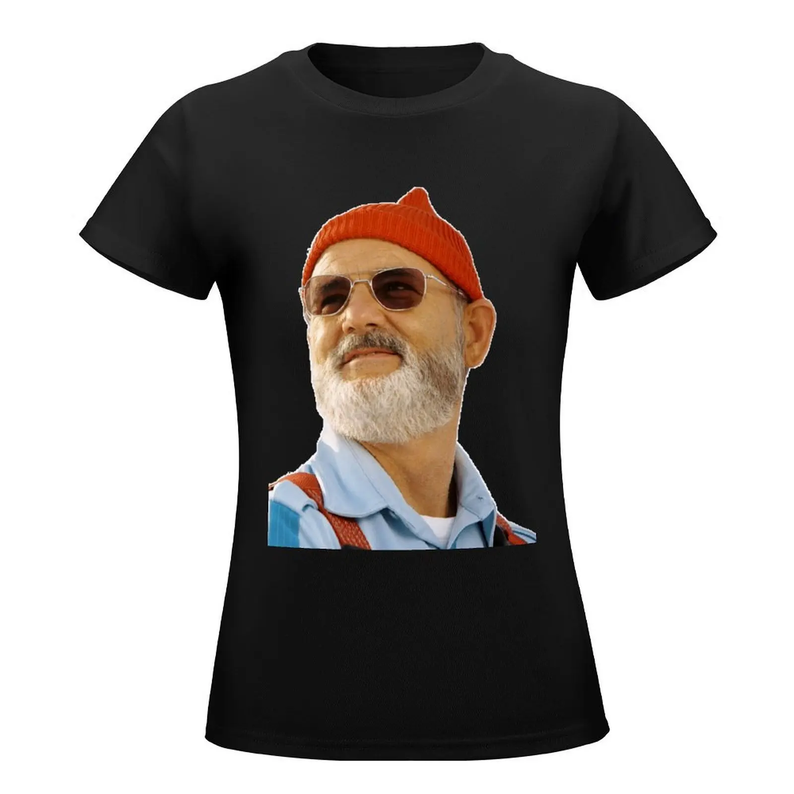 Steve Zissou T-Shirt oversized korean fashion Short sleeve tee anime clothes Women's t-shirt