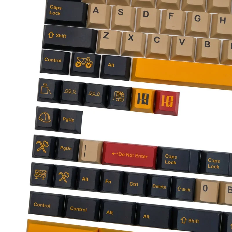 140 Keys/set GMK Mudbeam Keycaps PBT Dye Subbed Key Caps Cherry Profile Keycap For Keychron Q2 K2 65% 75% Anne GH60 GK64 Poker