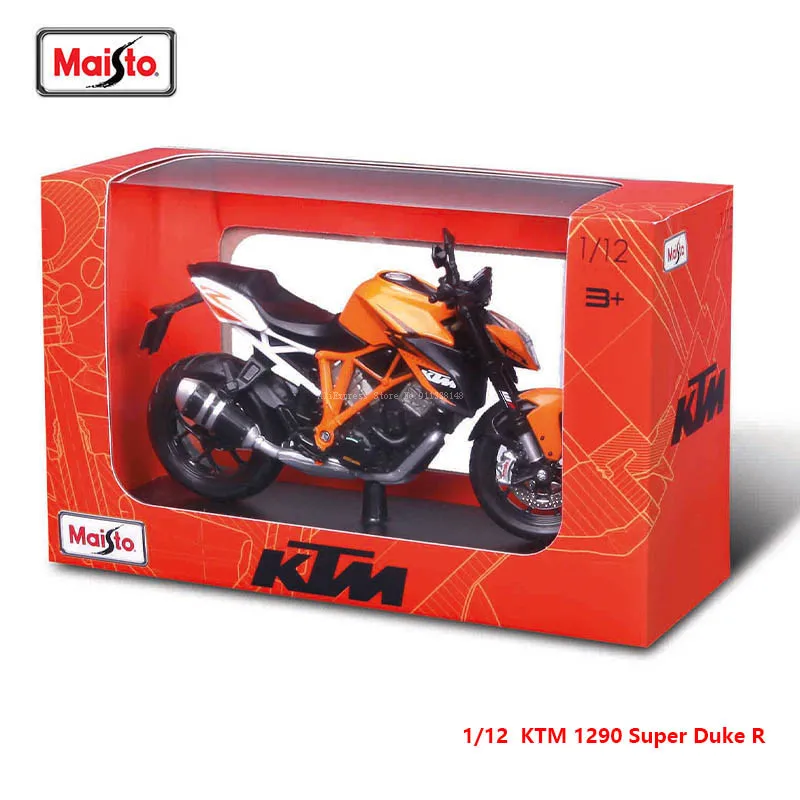 Maisto-motocicleta de aleación de Super Duke R, modelo de coche estático de Edición especial, caja de color, KTM 1290, 1:12, regalo de colección,