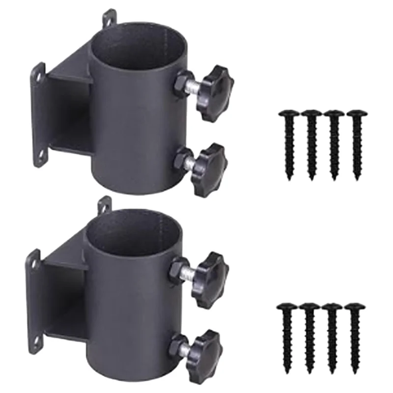 حامل مظلة سطح السفينة مكون من قطعتين لحامل مظلة الفناء لحديقة درابزين سطح الشاطئ #2