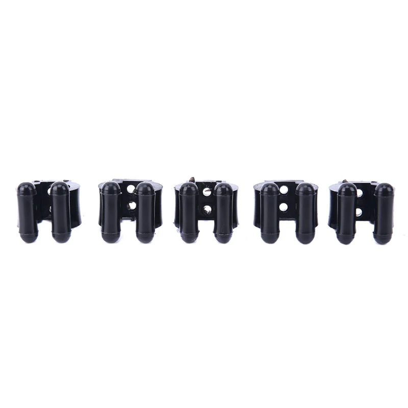 5Pcs Plastic Club Clip Fishing Rod Pole Storage Rack Tip Clamps Holder