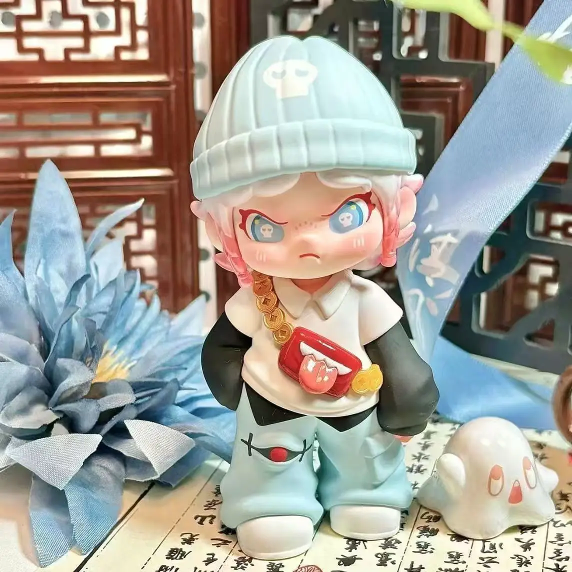 Dora 5a geração cem tobos série artesanal caixa cega na moda saco cego boneca brinquedo ornamento presente desktop ornamento presente